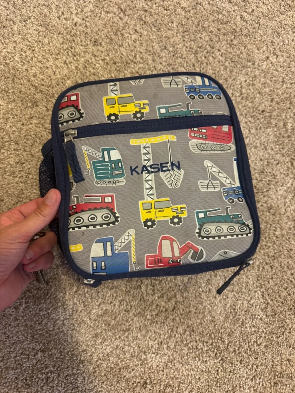 Pottery Barn Construction Backpack with Lunch Bag